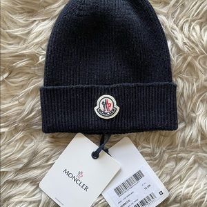 Authentic Moncler Bell Logo Beanie Hat
